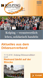 Mobile Screenshot of kolpingwerk-dv-muenchen.de